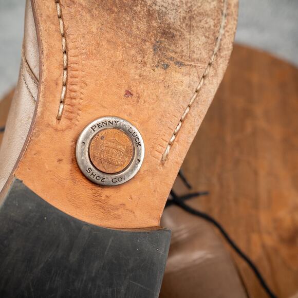 Penny Luck Visionary Falcon Gray Leather Chukka Boots Men's 9 - Picture 10 of 10